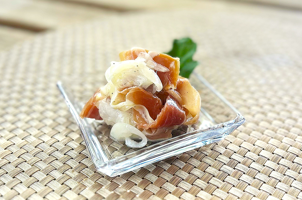 A Fresh Start for Summer Skin: Sweet Onion & Prosciutto Tapas